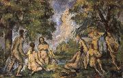 Paul Cezanne Bath De painting